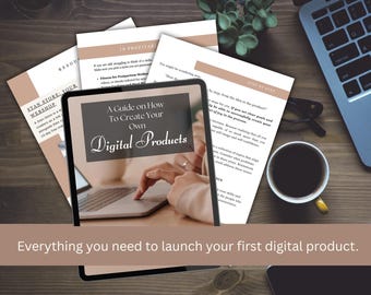 Comment créer votre premier produit numérique | Guide pour débutants | Idée d'entreprise PDF