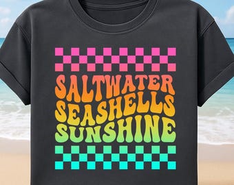 Seashells Sunshine PNG: Summer Beach Design (Digital Download