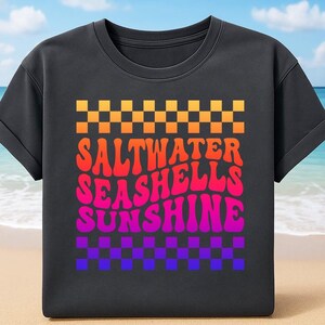 Saltwater Seashells Sunshine Png, Summer png, Beach png, Vacation png, Summer Shirt png, Summer Design, Beach Png, Summer Sublimation