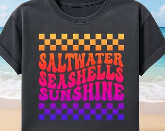 Seashells Sunshine PNG: Summer Beach Design (Digital Download