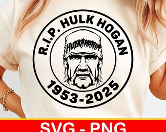 T-shirt Hulk Hogan Rip Merch Unisexe – Col Rond, Manches Courtes, Streetwear Décontracté - 11