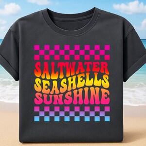 Saltwater Seashells Sunshine Png, Summer png, Beach png, Vacation png, Summer Shirt png, Summer Design, Beach Png, Summer Sublimation