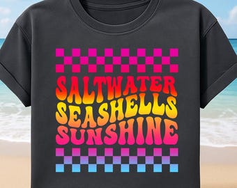 Seashells Sunshine PNG: Summer Beach Design (Digital Download
