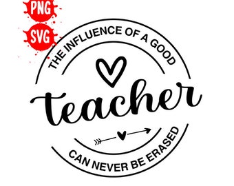 One Loved Teacher SVG, Teacher Appreciation Design (PNG)