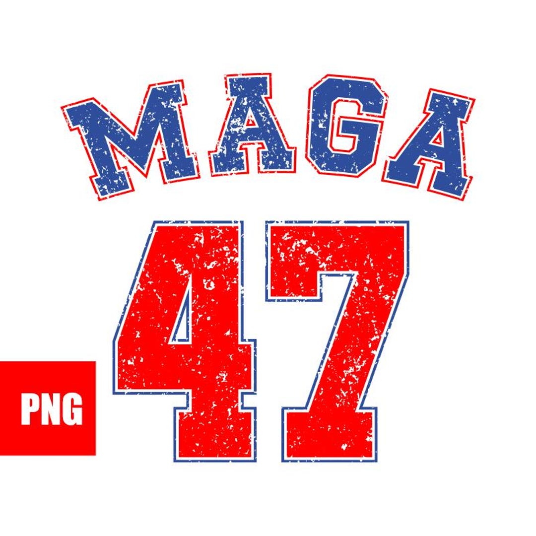 Maga Number MAGA 47 Sports Team Jersey Number President 2024, Png, Patriotic ...