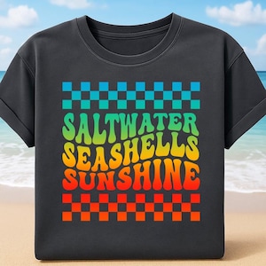 Saltwater Seashells Sunshine Png, Summer png, Beach png, Vacation png, Summer Shirt png, Summer Design, Beach Png, Summer Sublimation