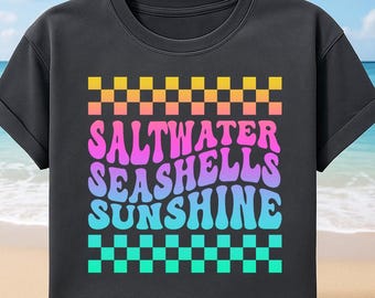 Seashells Sunshine PNG: Summer Beach Design (Digital Download