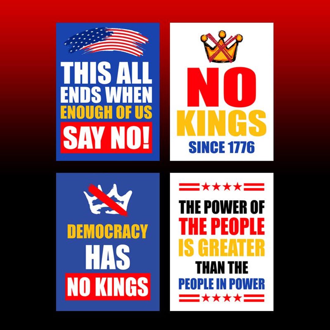 Anti Trump Protest Signs Bundle, Political Activist Rally Posters ...