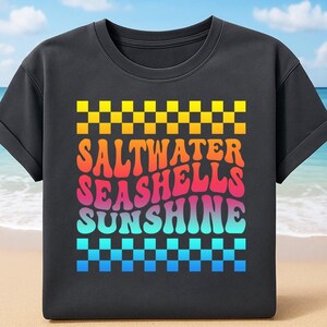 Saltwater Seashells Sunshine Png, Summer png, Beach png, Vacation png, Summer Shirt png, Summer Design, Beach Png, Summer Sublimation