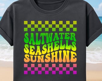 Seashells Sunshine PNG: Summer Beach Design (Digital Download