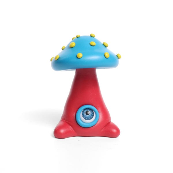 Blue/Red Mushroom Buddy