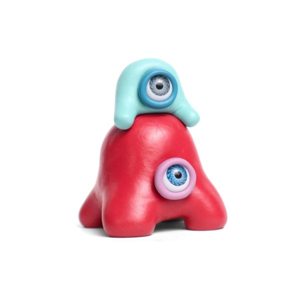 Red Roamer with Blue Buddy