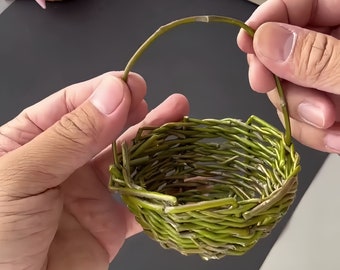 Handwoven Willow Decor Basket