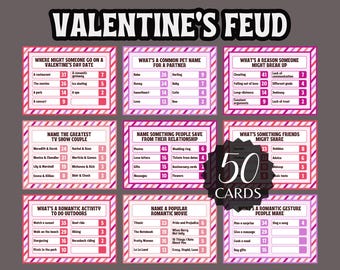 Juego de preguntas y respuestas sobre peleas amistosas de San Valentín, actividad de reunión familiar, juegos de trabajo en equipo para amigos, cuestionario imprimible para fiestas de parejas.