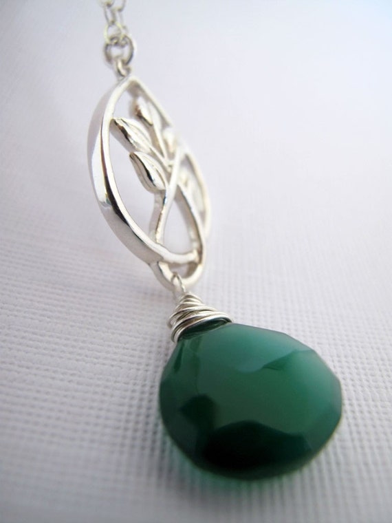 1 11//16/" GENUINE BLACK ONYX BRIOLETTE 925 STERLING SILVER pendant