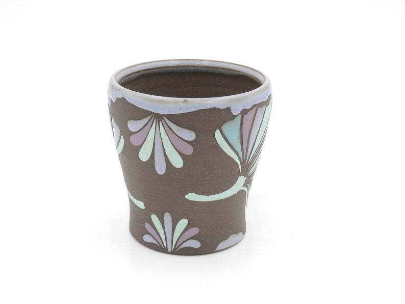 11 oz Ginkgo Mug // ginkgo leaves, coffee cup, ceramic mug, handmade pottery, clay mug, wheel thrown pottery, ginkgo leaf image 2