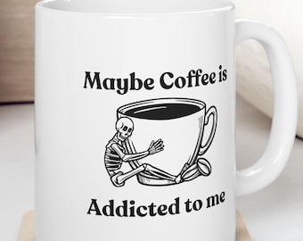 Coffee Addict Mug - Mug drôle | cadeau pour les moins de 10 ans
