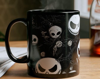 Jack Skellington inspirierte Becher Geschenk für Filmliebhaber die Nacht vor Weihnachten