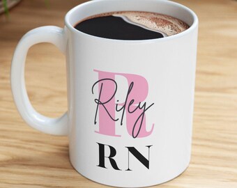 Custom Nurse Coffee Mug Gift for Healthcare Heroes Customized Gift for Nursing Graduates Coffee Cup for Medical Professionals