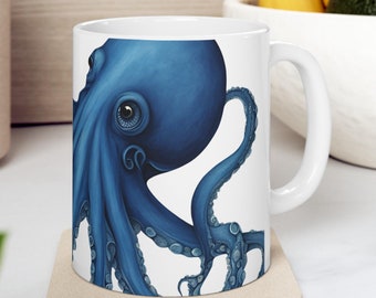 Colorful Octopus Ceramic Mug - Underwater Animal Tea Cup for Marine Life  Enthusiasts || Gifts Under 10 - Etsy
