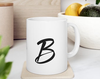 Initial Kaffeebecher | Geburtstagsgeschenk| Einweihungsgeschenk | Jurist Geschenk || Geschenke unter 10| Geschenke unter 10
