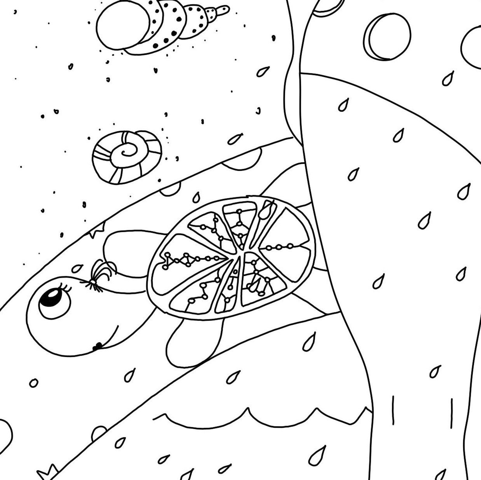 Summer Coloring Page Pool Printable Coloring Sheet Instant Download