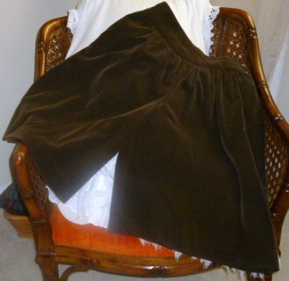 Vintage Corduroy Liz Claiborne Split Skirt