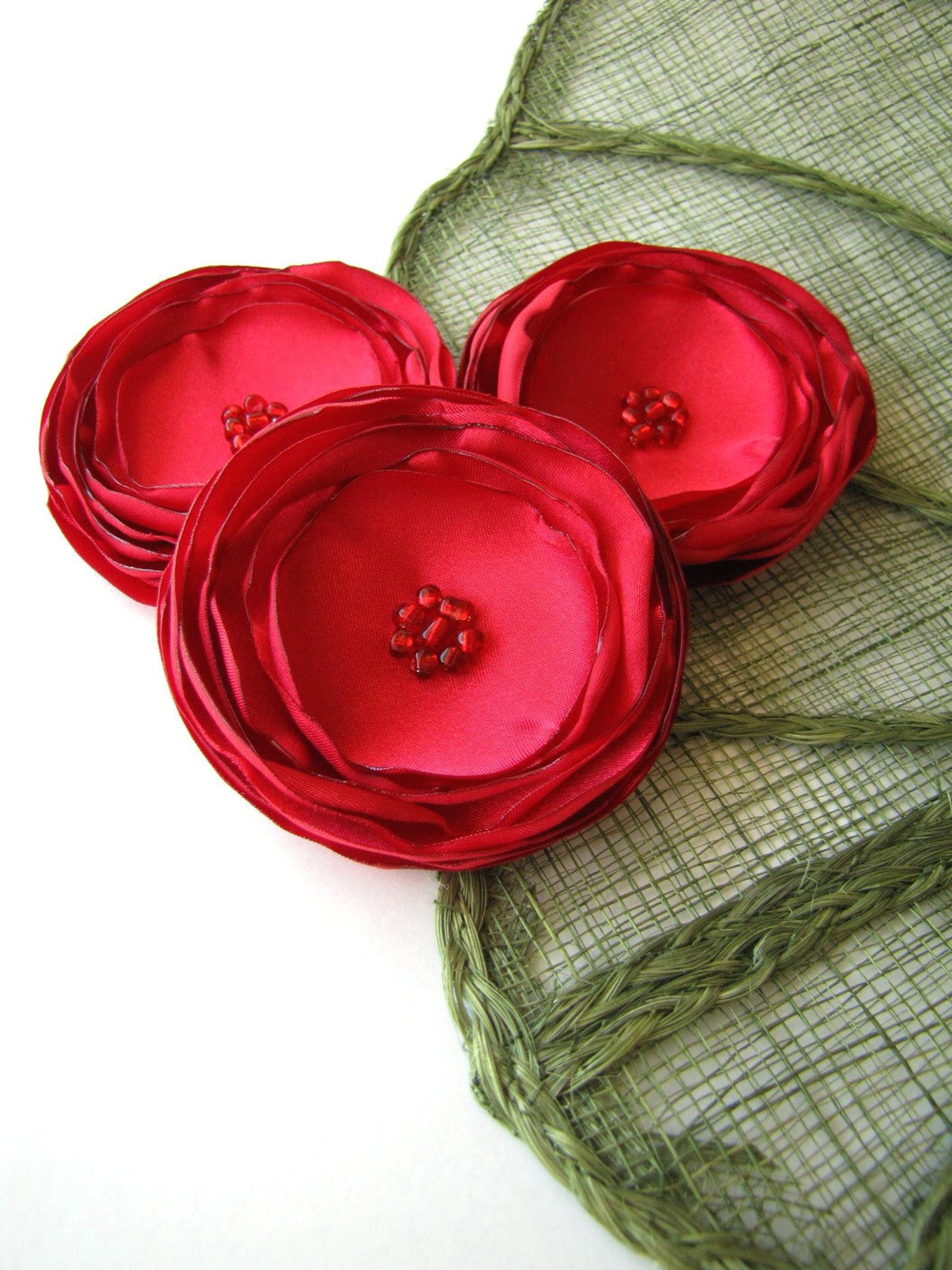 Large Fabric Flowers Silk Flowers Bulk Flowers for Wedding Etsy