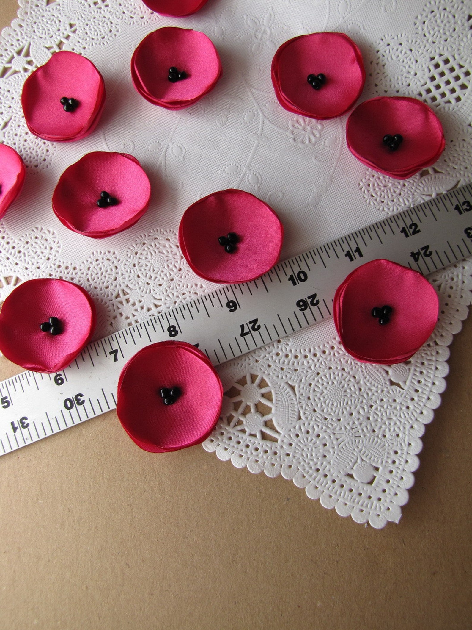 Wholesale Mini Flowers Small Satin Flowers Artificial Silk Etsy