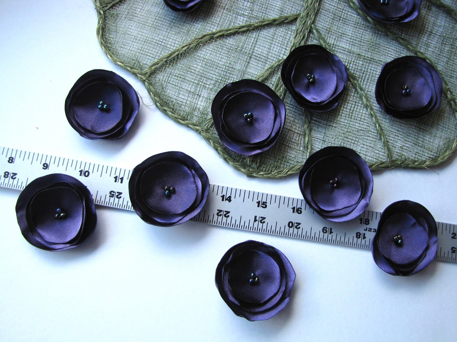 Silk flowers bulk sew on flowers wholesale fabric flowers Etsy