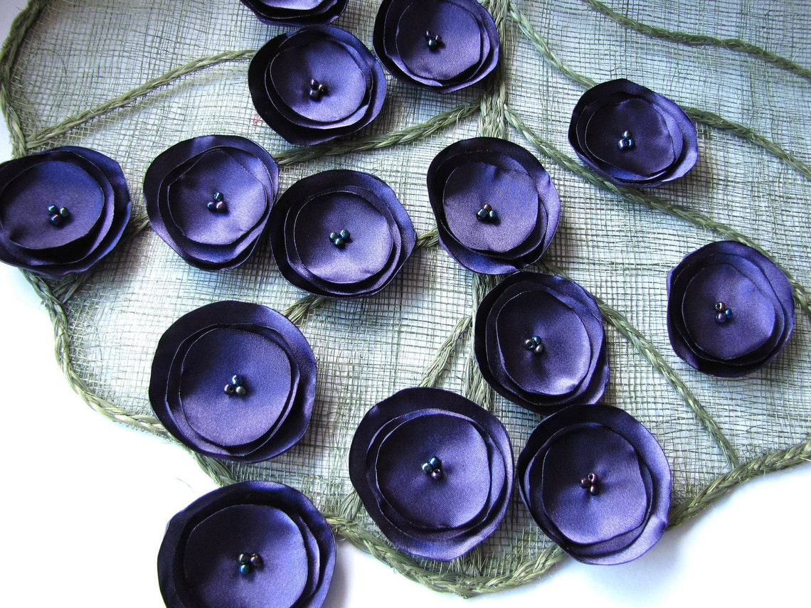 Silk flowers bulk sew on flowers wholesale fabric flowers Etsy