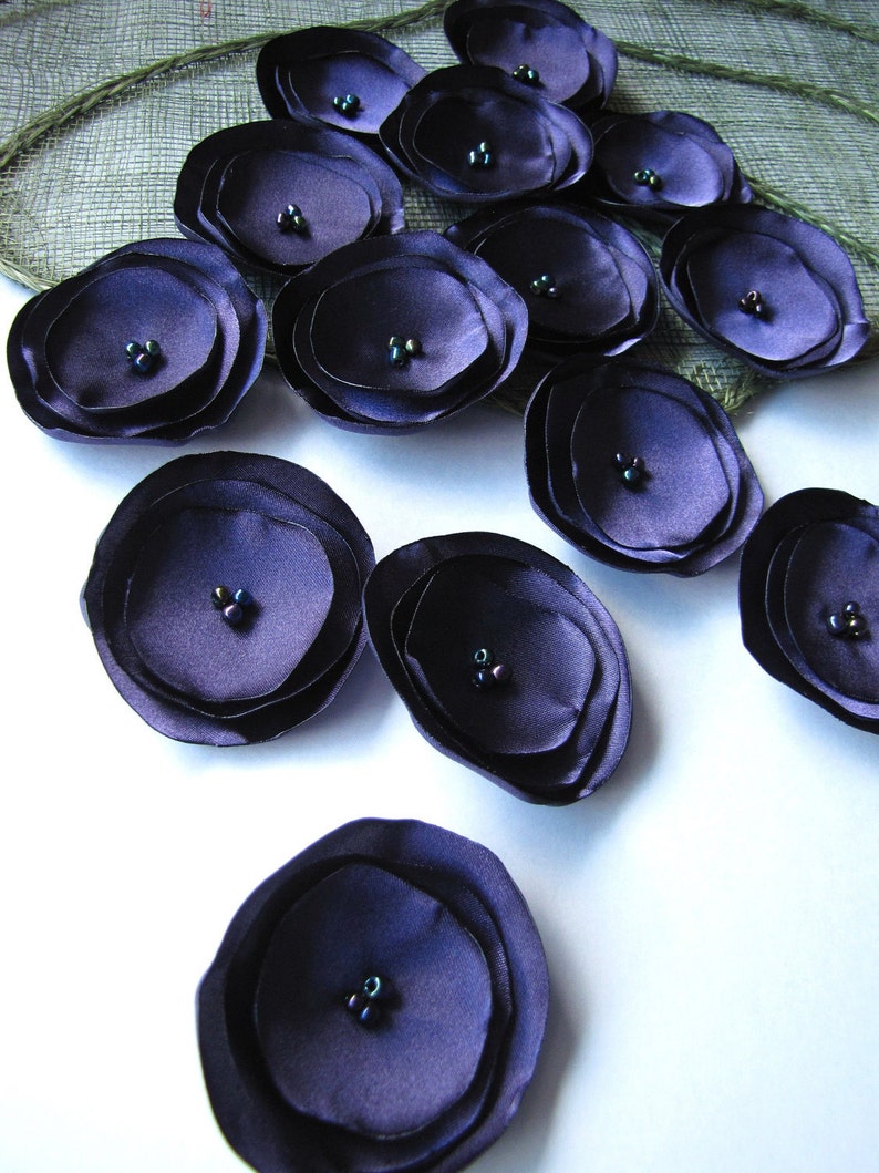 Silk flowers bulk sew on flowers wholesale fabric flowers Etsy