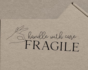 Fragile Packaging Stamp, Funny Fragile Shipping Stamp, Small Business Stamp, Fragile Rubber Stamp, Eco-Friendly Stamp