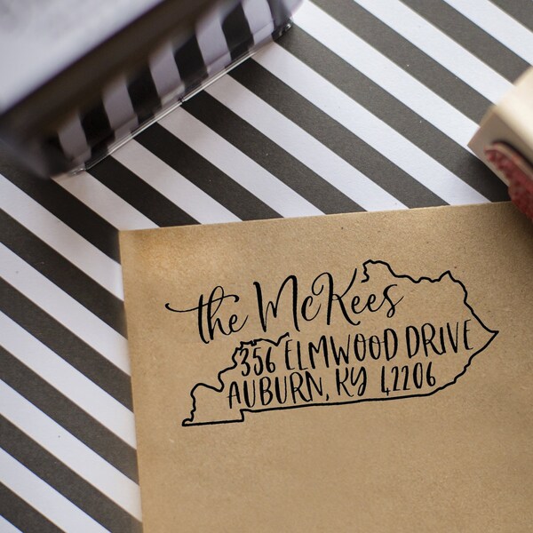 Kentucky Stamp Etsy