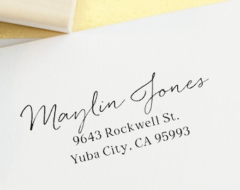 Custom Return Address Stamp - Personalized Address Stamp - Self Inking Address Stamp - Housewarming Gift