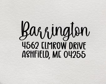 Custom Return Address Stamp - Personalized Address Stamp - Self Inking Address Stamp - Housewarming Gift