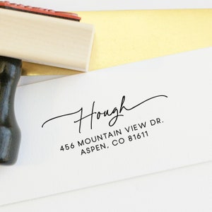 Custom Return Address Stamp - Personalized Address Stamp - Self Inking Address Stamp - Housewarming Gift