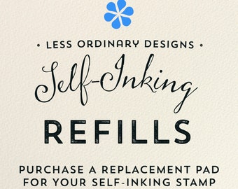 Self Inking Stamp refill - replacement ink pad for my self-inking stamps