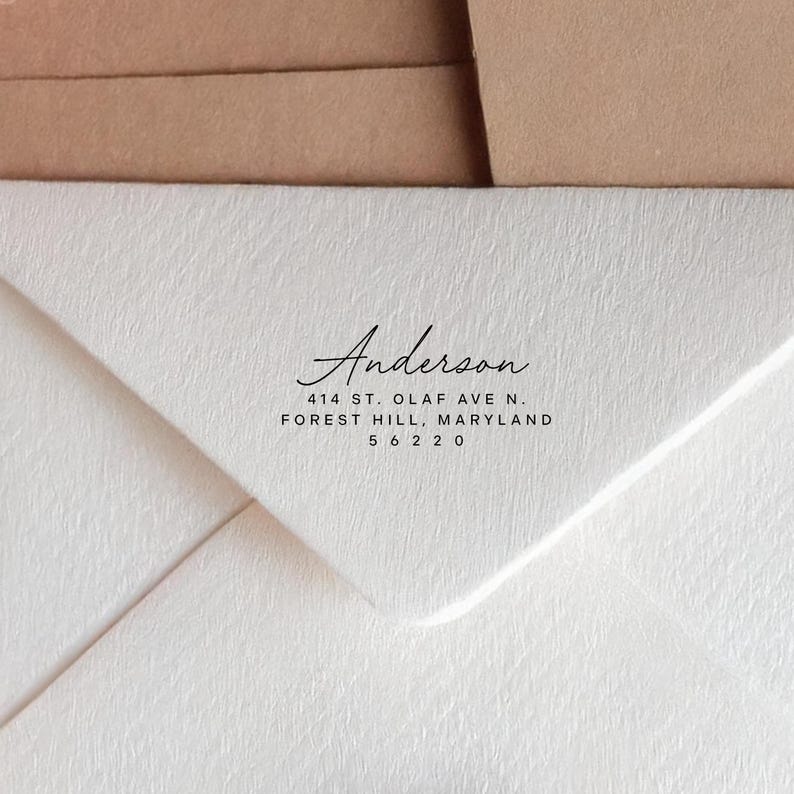 Custom Return Address Stamp - Personalized Address Stamp - Self Inking Address Stamp - Housewarming Gift