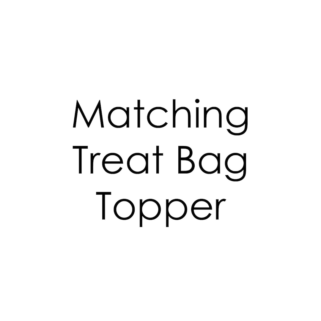 Custom Printable Treat Bag Toppers to Match Any Design, Birthday Party ...