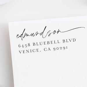 Custom Return Address Stamp - Personalized Address Stamp - Self Inking Address Stamp - Housewarming Gift