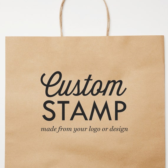 Custom Packaging Stamp Gift Bag Stamp Custom Stamp With Etsy