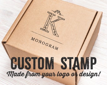 Business Branding Stamp - Custom Logo, Personalized Packaging, Self-Inking and Rubber Options for Bags & Boxes