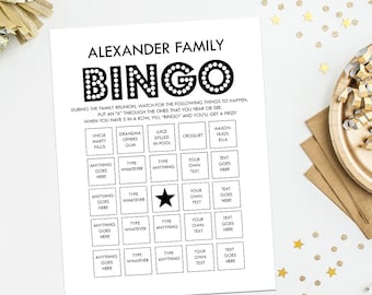 Automatic BINGO cards, make your own bingo game, custom words autofill Bingo card generator pdf