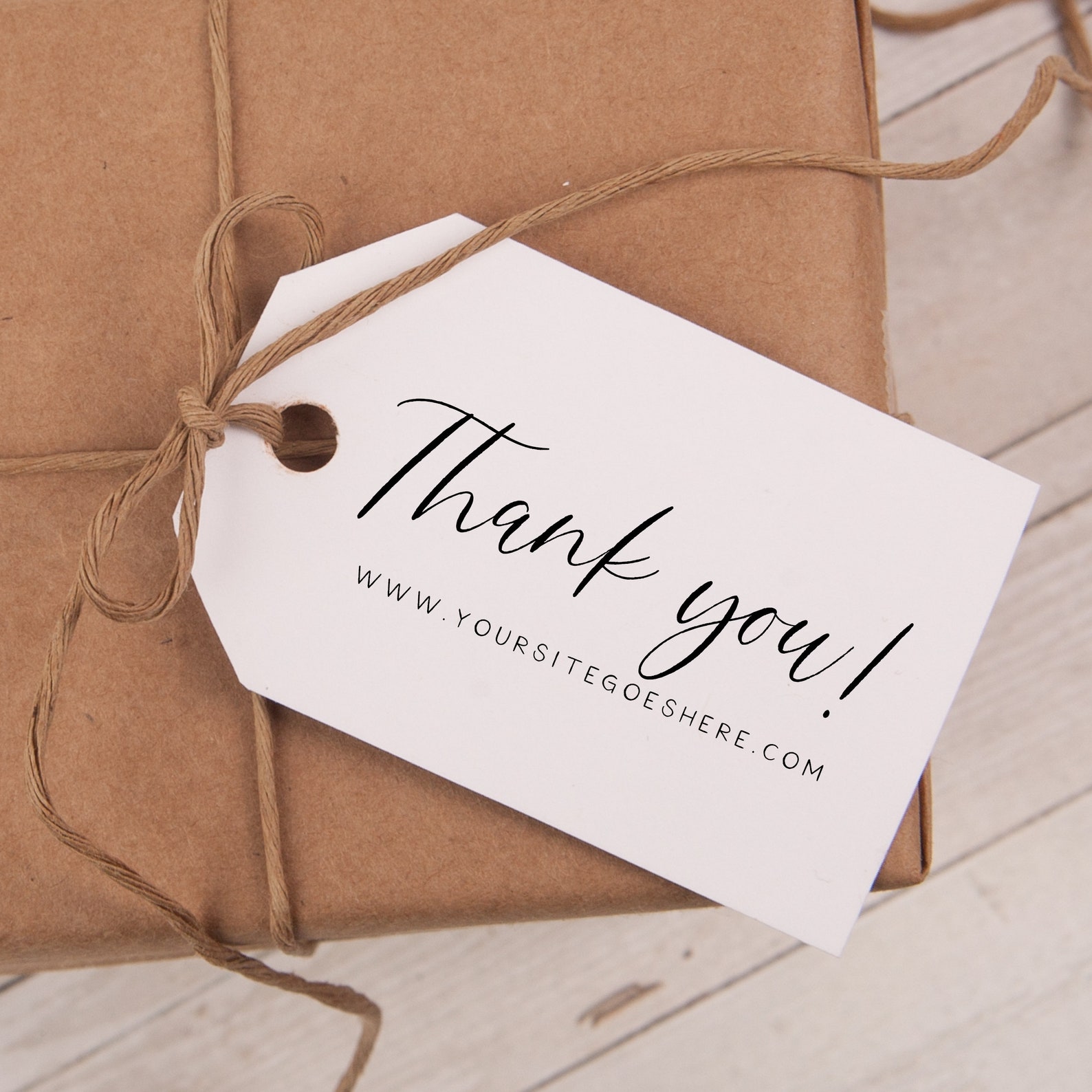Thank You Stamp With Web Site Custom Small Business Thank | Etsy