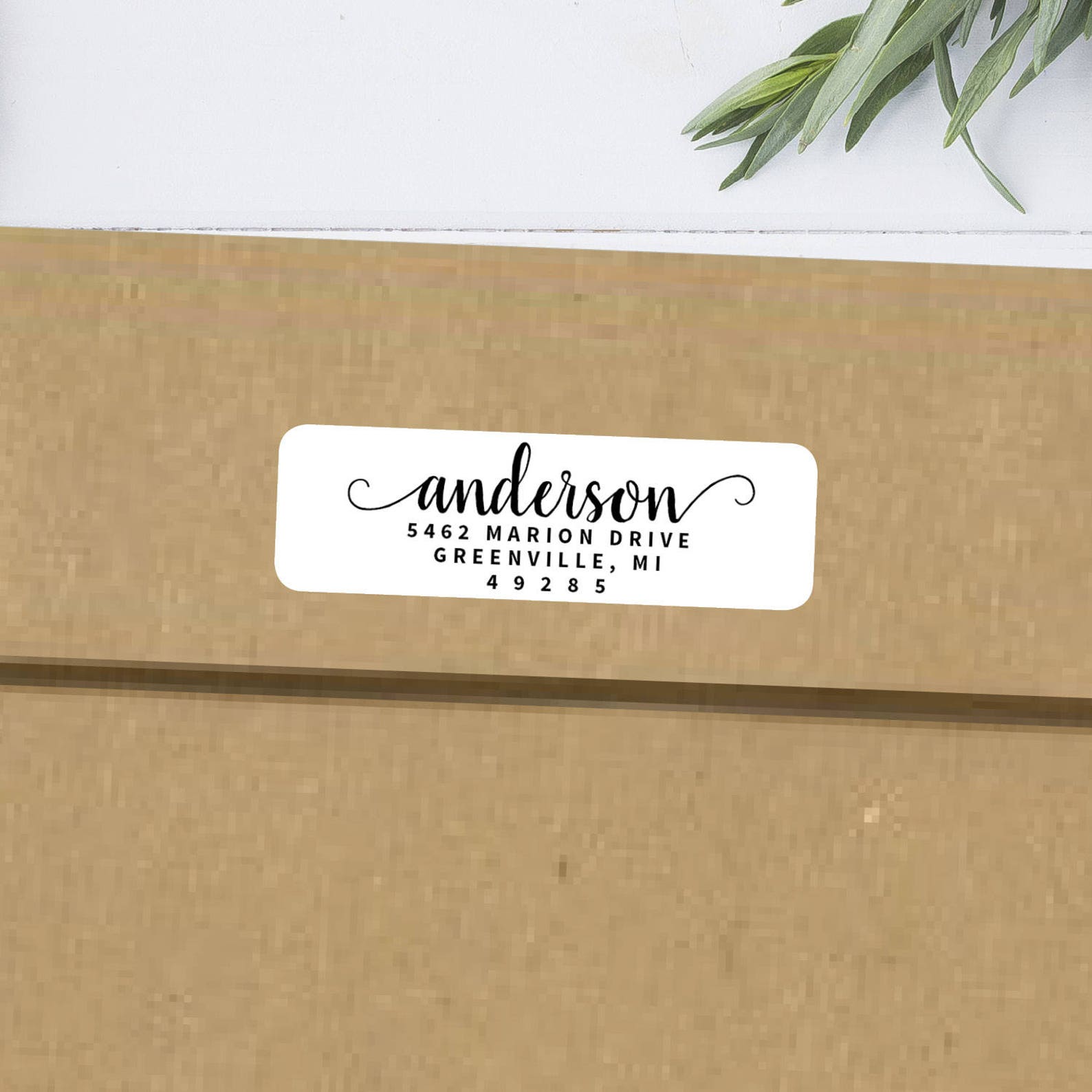 Address Labels Custom Color Selfadhesive Return Address Etsy