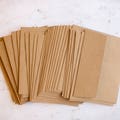 A4 envelopes, kraft or brown - perfect for 4 x 6 cards - set of 25 envelopes, GROCERY BAG
