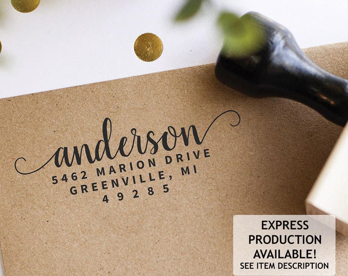 Address Stamp - Self Inking Return Address Stamp - rubber stamp - Custom and Personalized Stamp, Housewarming gift