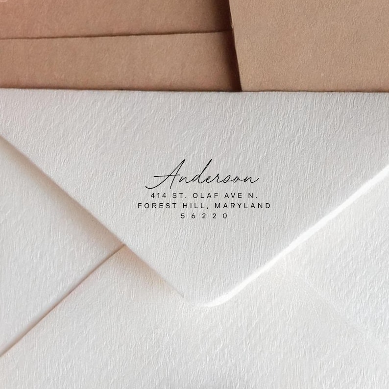 Custom Return Address Stamp - Personalized Address Stamp - Self Inking Address Stamp - Housewarming Gift