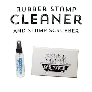 Rubberen stempelkussen en -reiniger - Reinigingsset rubberen stempels - Reinigingsspray voor stempels - Pad om stempels schoon te maken
